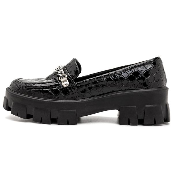 Sapato feminino hot sale oxford verniz tratorado