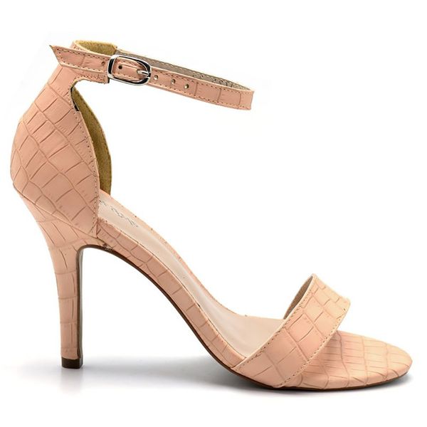 Sandalia nude social sales