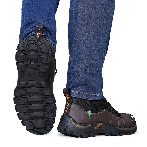 Tênis Adventure Masculino Tratorado Marrom KRN SHOES Calçados