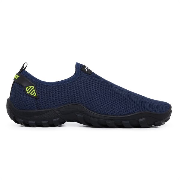 Sapatilha Masculina Aquática Slip On Azul Escuro