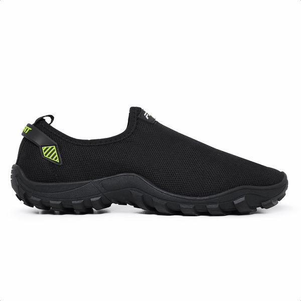 Sapatilha Masculina Aquática Slip On Preta