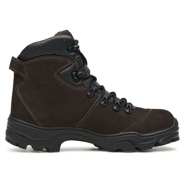 Bota Tática Adventure Cano Alto Everest Anti Perfuro Café