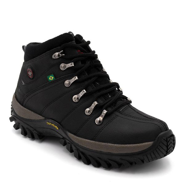 Bota Adventure Masculino Sintético Preto