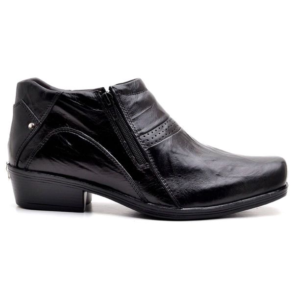 Bota Masculina Jungle Buck Em Couro Legítimo Preto