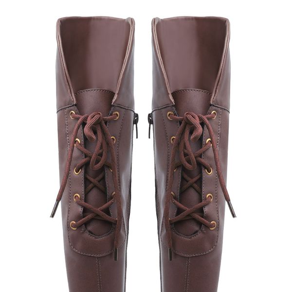 Bota over knee de amarrar florense whisky online