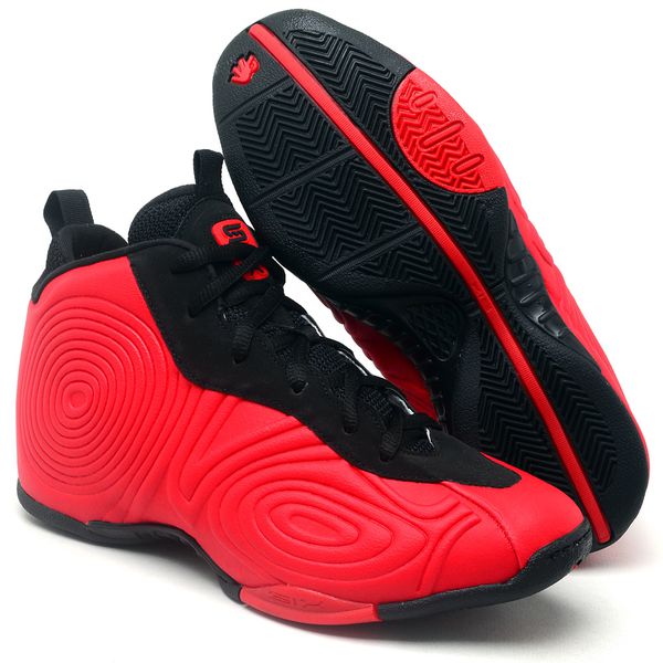 Tenis vermelho com preto sale