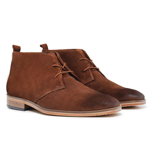Bota derby masculina discount