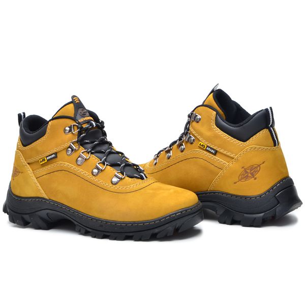 Tênis costurado bota adventure masculino outlet social camurça