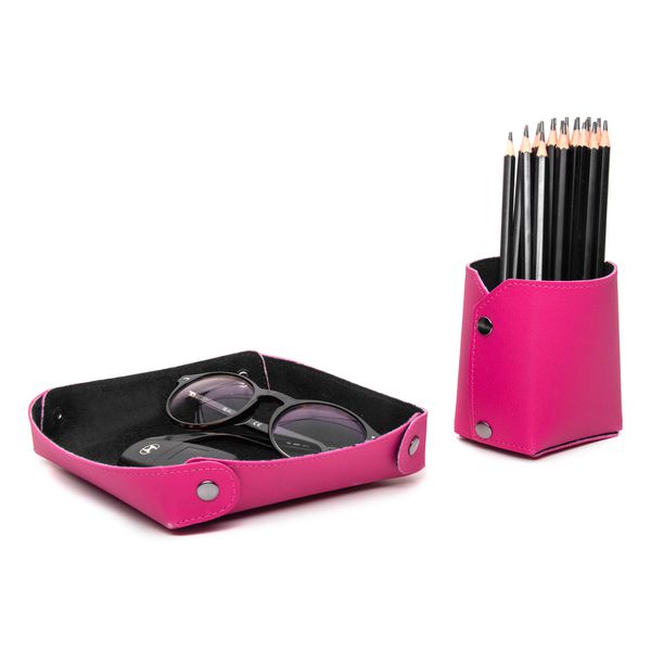 Combo Porta Lapis + Porta Treco Pink