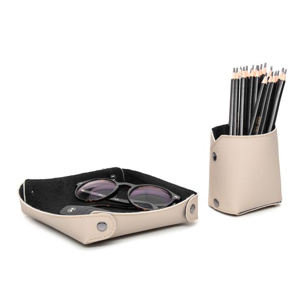 Combo Porta Lapis + Porta Treco Nude
