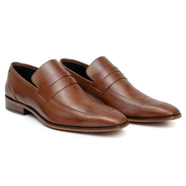Sapato Social Loafer Alessio Caramelo - DGalloni