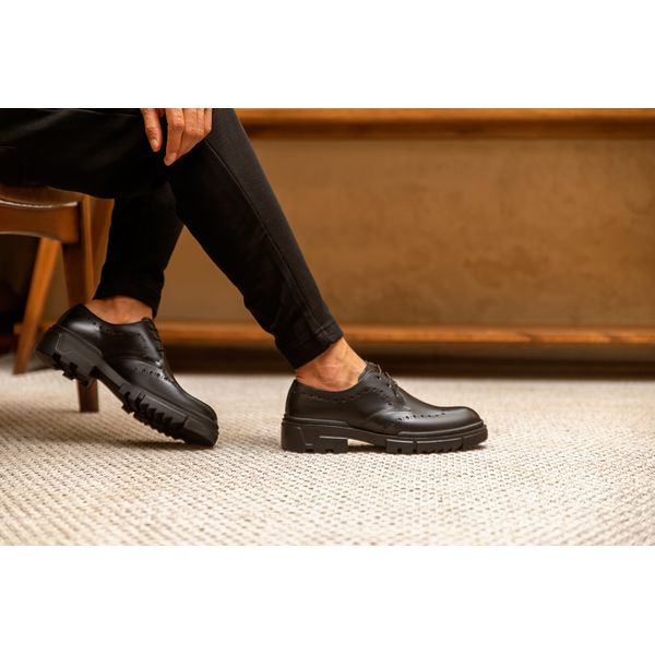 Sapato sales casual brogue