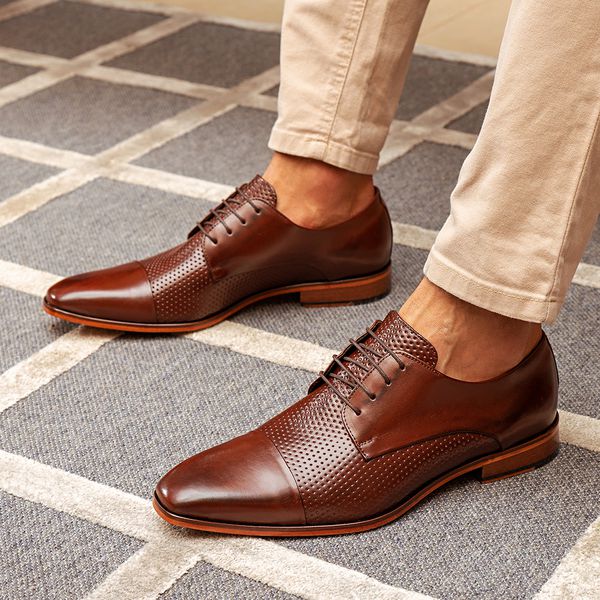 Sapato Social Derby Mattia Tabaco DGalloni