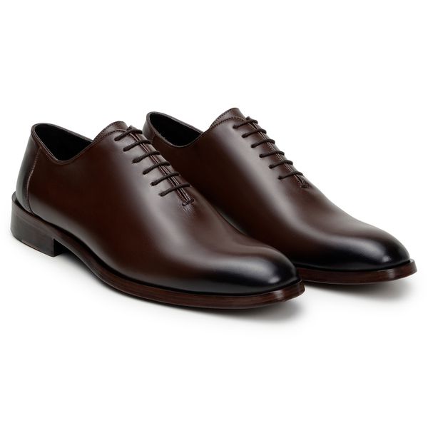 Sapato Social Oxford Wholecut Pompeo Tabaco - DGalloni