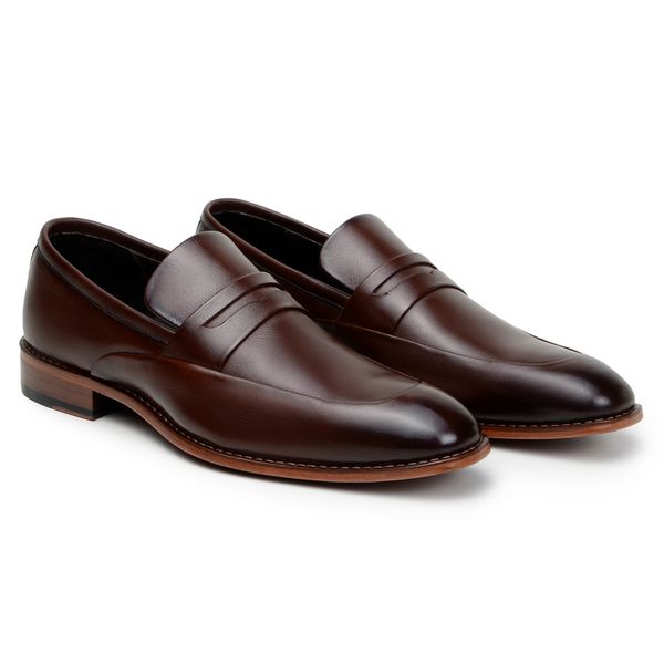 Sapato Social Loafer Edoardo Tabaco - DGalloni