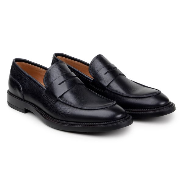 Sapato Social Loafer Ippolito Preto - DGalloni