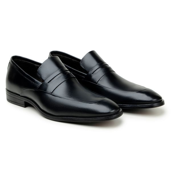 Sapato Social Loafer Adamo Preto - DGalloni