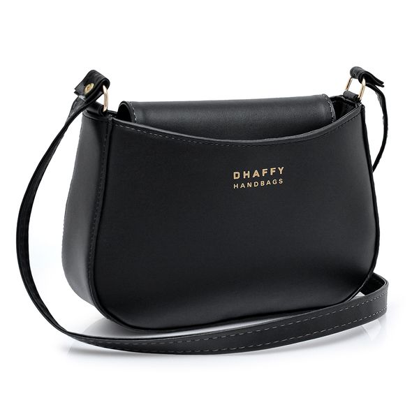 Bolsa Feminina Pequena Tiracolo Preto Dhaffy