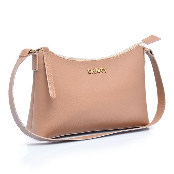 Bolsa Baguete Feminina Nude