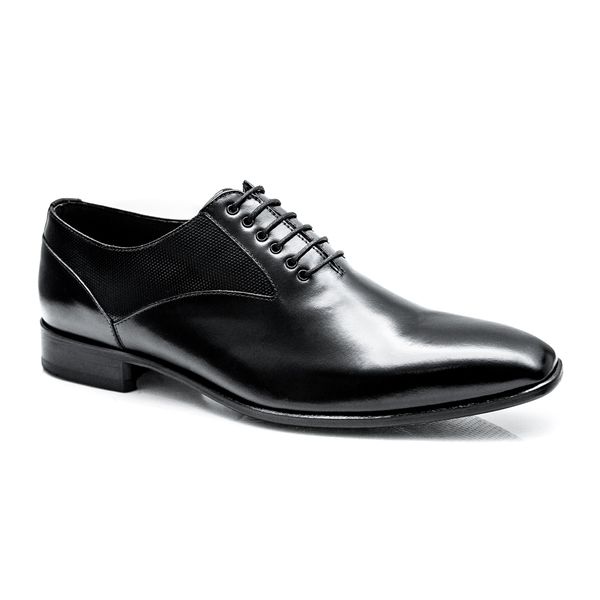 Sapato social ettore italiano couro 2025 preto