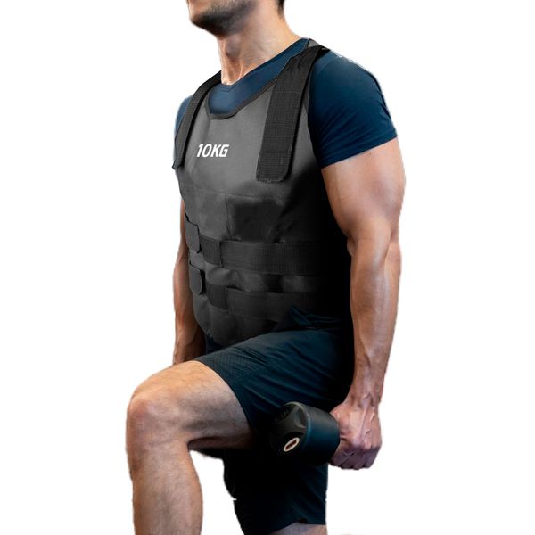 Colete De Carga Peso Funcional 15kg para Treino de Força Musculação Barra Flexão Cross