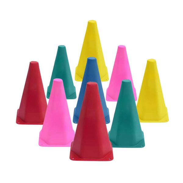 Kit 10 Cones De Agilidade Demarcatório Para Treino Funcional Academia Treinamento De Coordenação