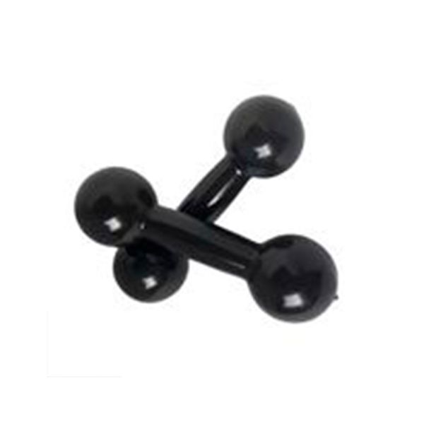 Par de Halter de Ferro 2Kg com Revestimento em Borracha para Academia e Treino Fitness Musculação Peso