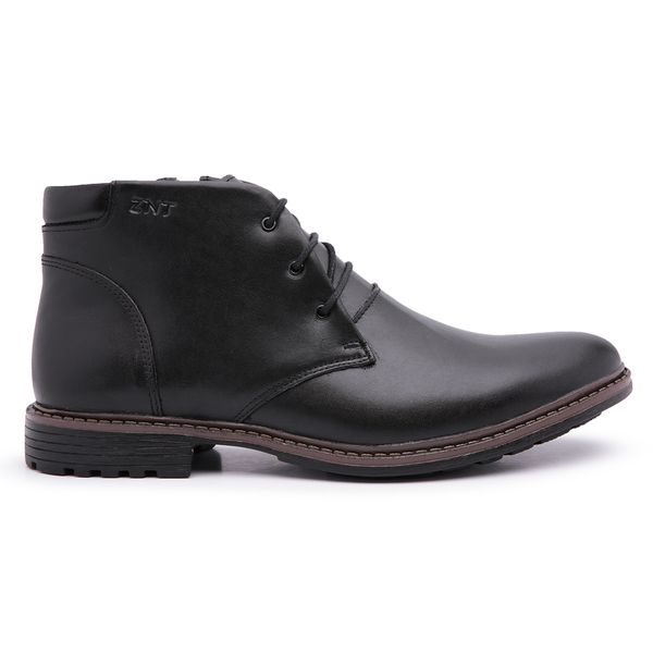 Sapato Bota Social Casual Masculino DiConfort Preto Diconfort