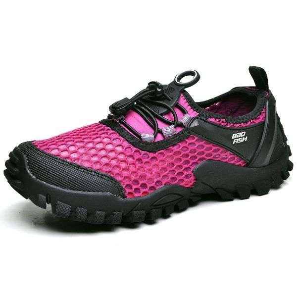 Tênis Feminino Adventure Trekking Trilha Academia Corrida Ciclismo Esport Fit Pink