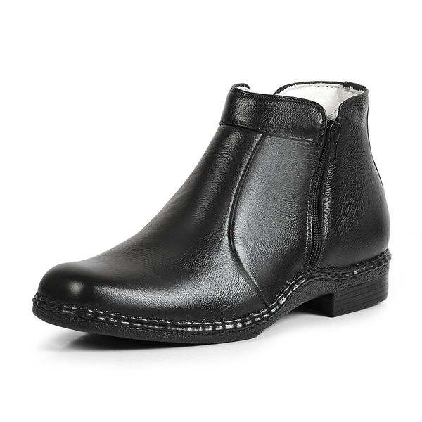 Bota Social Masculina Preto Couro DIfranca - 7000