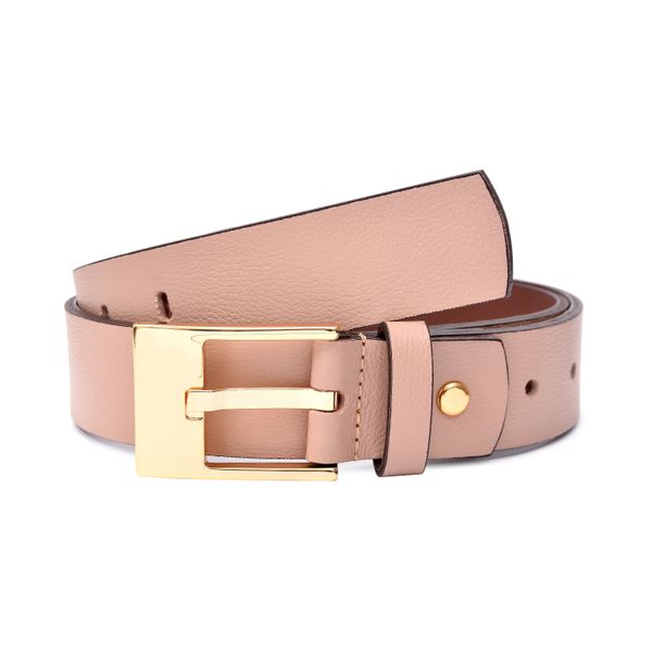 Cinto Feminino Nude em Couro Bolonha DIfranca - 35511