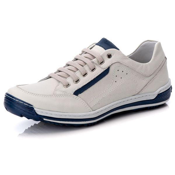 Sapatênis Masculino Comfort Gelo Couro DIfranca - 3014