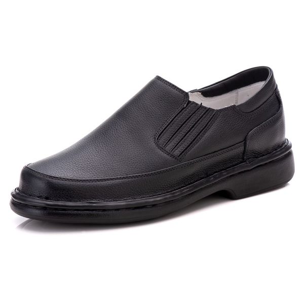 Sapato Masculino Casual Comfort Preto Couro DIfranca - 2009