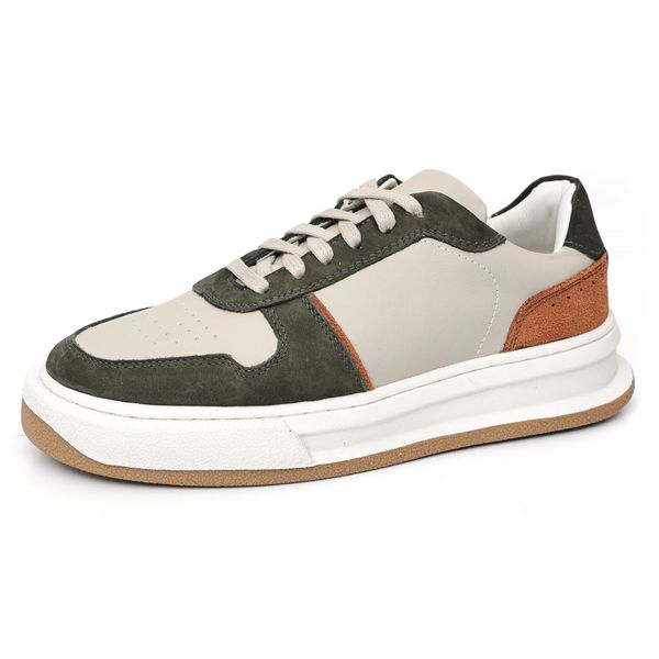 Tênis Masculino Casual Militar Couro DIfranca - 300034