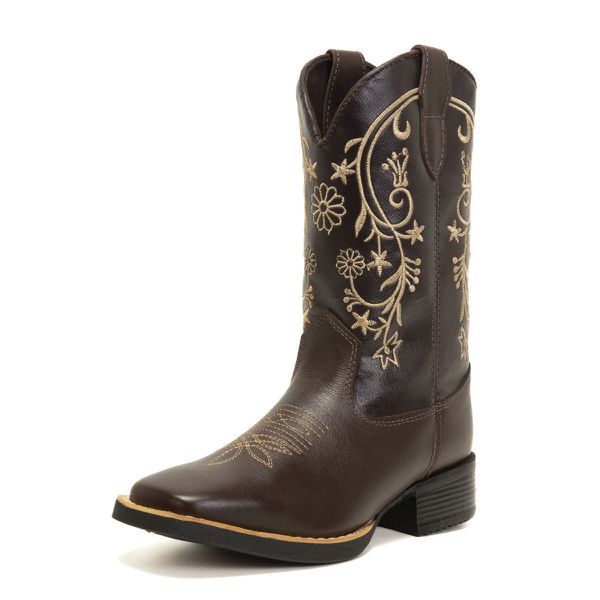 Bota Feminina Texana Café Couro DIfranca - 6169