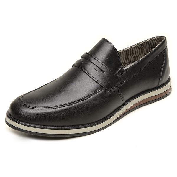Sapato Casual / Social Masculino Linha Luxe BR2 - 1733 - Preto