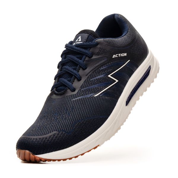 Tênis Masculino Leve Street Preto Azul DIfranca - AS800