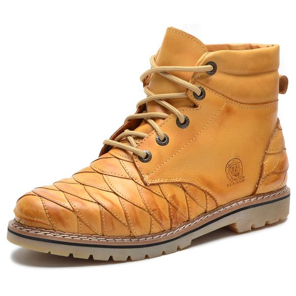 Bota Coturno Casual Adventure Escamado Cla Cle - 024 - Bege