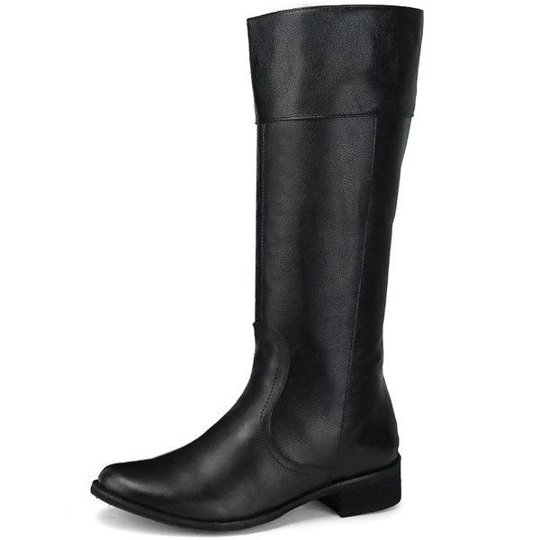 Bota Feminina Cano Alto Cla Cle - 205 - Preta