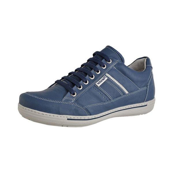Sapatênis Tênis Couro Natural Ranster - 3008 - Azul
