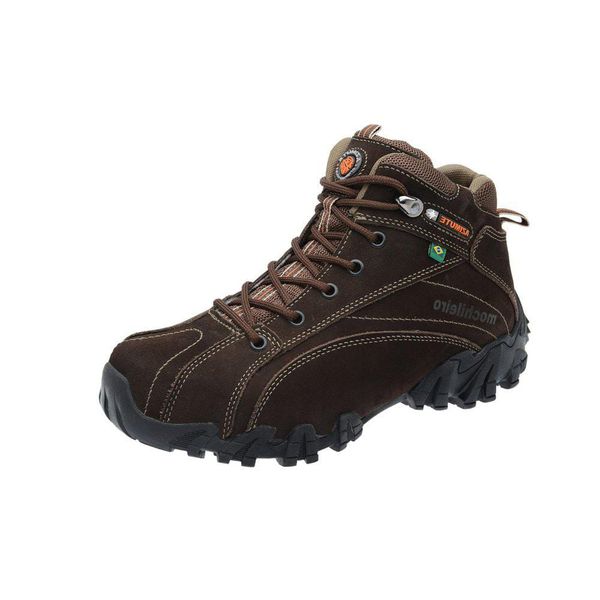 Bota Adventure Couro Nobuck Azimute - 5504 - Caqui