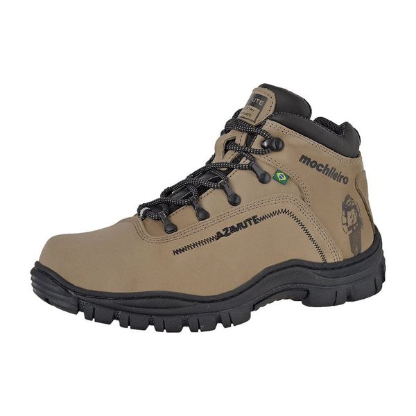 Bota Adventure Em Couro Azimute - 601 - Cinza