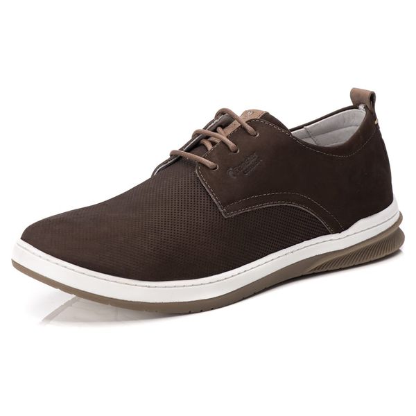 Sapatênis Casual Masculino Confort Ranster - 7000 - Chocolate