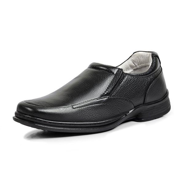 Sapato Casual Masculino Couro Legitimo Confortável Doctor Flex 752