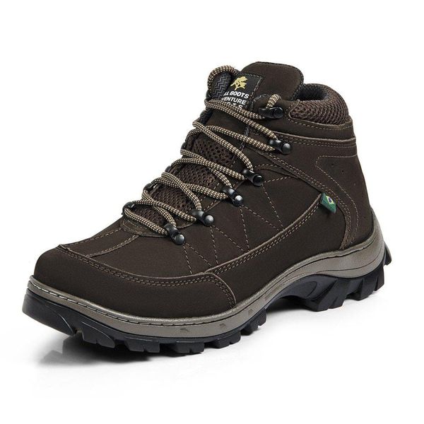 Bota Adventure Casual Couro Nobuck Hiking Extreme Bell Boots - 900 - Café