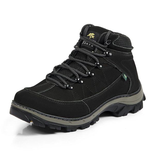 Bota Adventure Casual Couro Nobuck Hiking Extreme Bell Boots - 900 - Preto