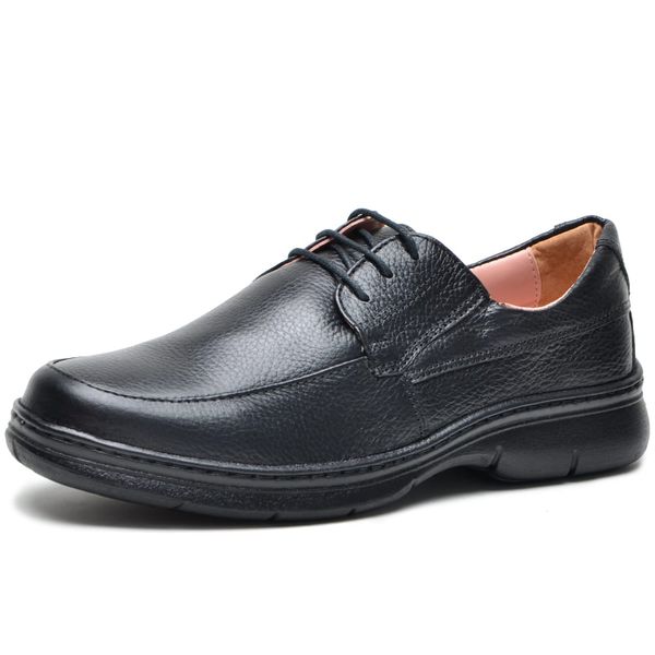 Sapato Linha Sem-stress Extremo Conforto Cla Cle - F501 - Preto