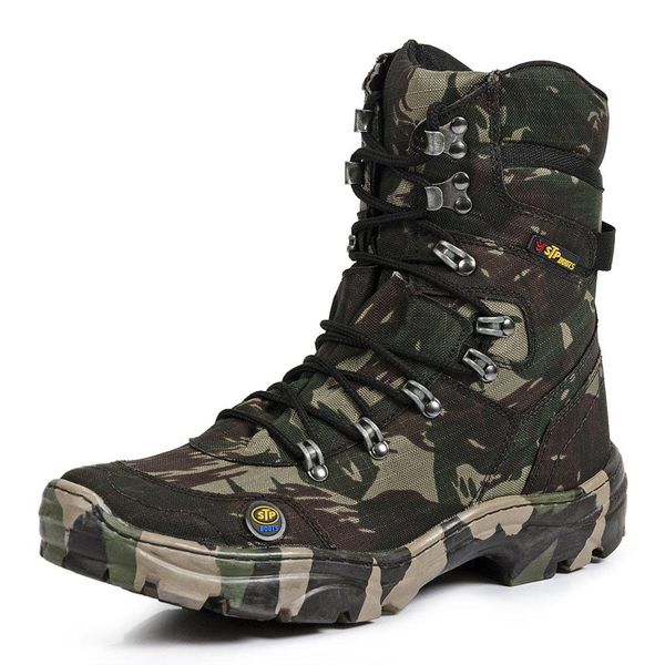Bota Adventure Lona Mountain Stop Boots - R47 - Camuflada