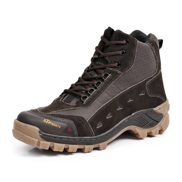 Bota Adventure Couro Legítimo Látego Rustic Stop Boots - R48 - Café