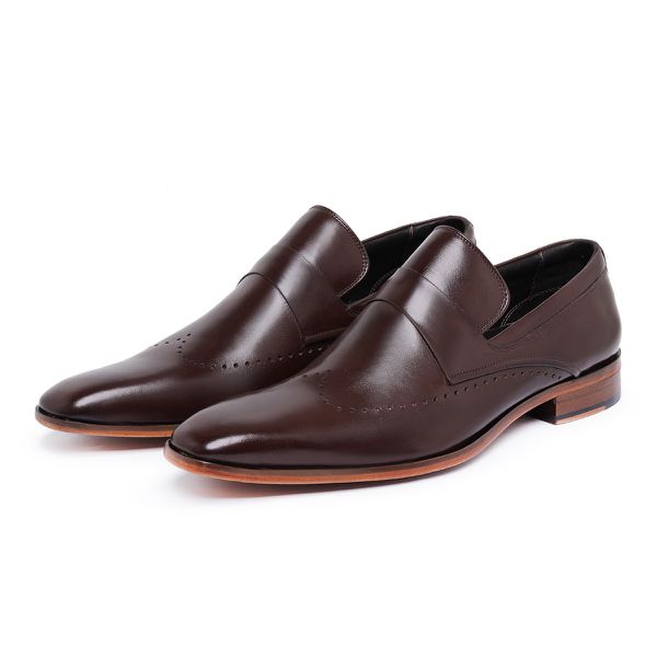 Sapato Social Masculino Loafer Paulo Vieira - 130 - Tabaco